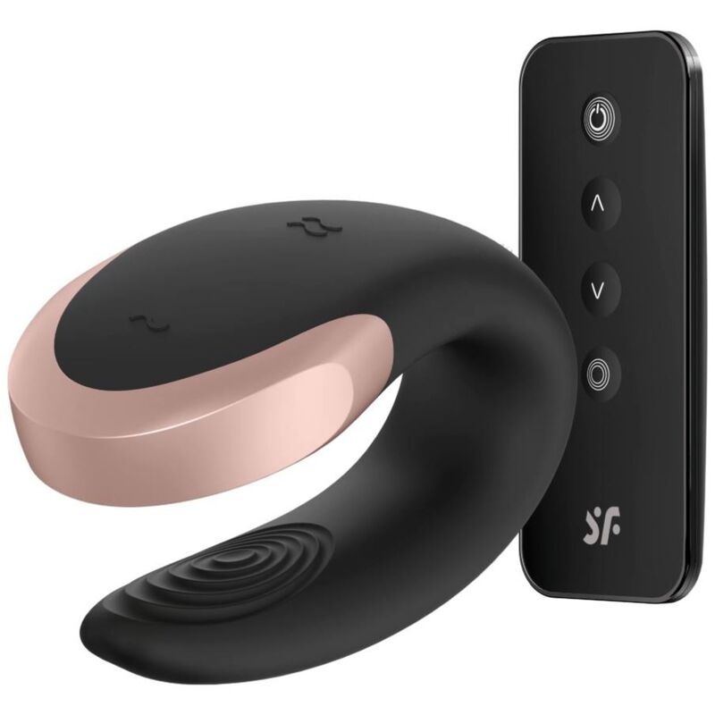 SATISFYER - VIBRATORE DOUBLE LOVE PARTNER DI LUSSO NERO SATISFYER PARTNER