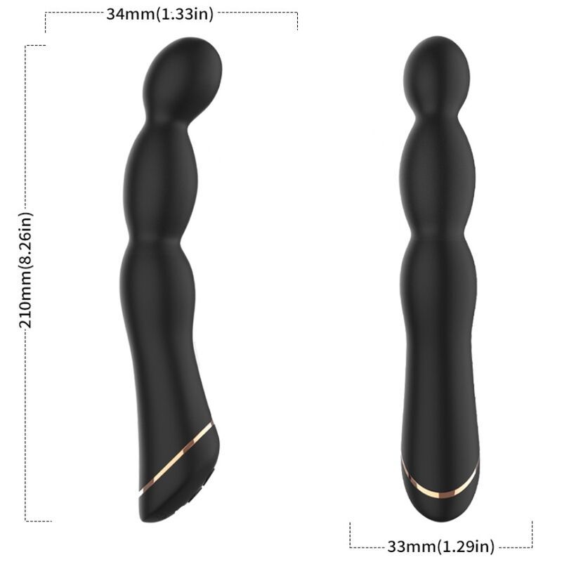 ARMONY - VIBRATORE BAMBU REGOLABILE NERO ARMONY VIBRATORS