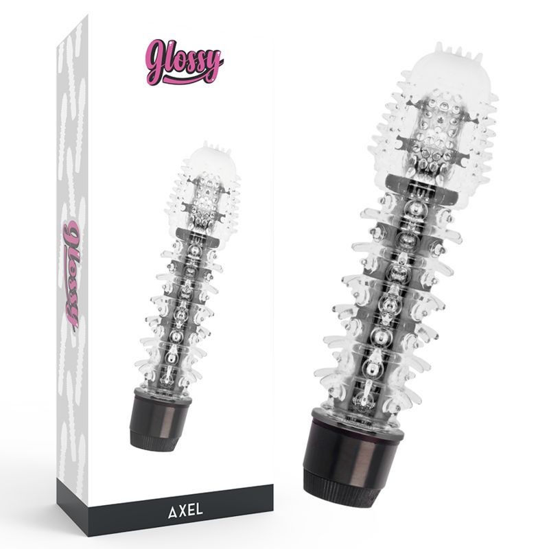GLOSSY - VIBRATORE AXEL NERO GLOSSY