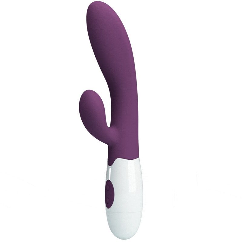 PRETTY LOVE - ALVIS VIBRATORE RABBIT E PUNTO G VIOLA HIGH TECH