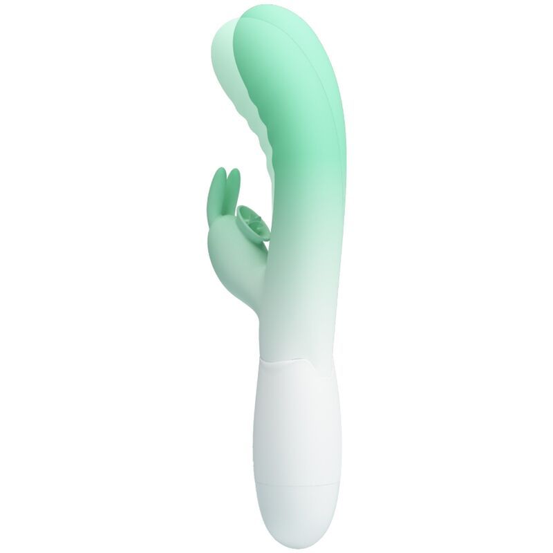 PRETTY LOVE - VIBRATORE CONIGLIO CERBERUS 3O VIBRAZIONI VERDE HIGH TECH