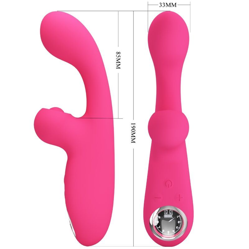 PRETTY LOVE - SKYLAR VIBRATORE STIMOLATORE ROSA HIGH TECH