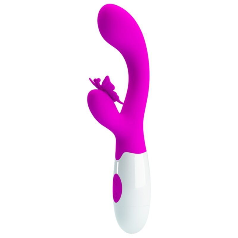 PRETTY LOVE - VIBRATORE A CONIGLIO BUTTERFLY KISS 30 FUNZIONI VIOLA HIGH TECH