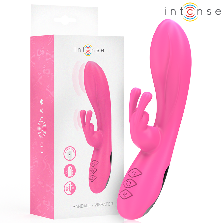 INTENSE - VIBRATORE RANDALL RABBIT 10 VIBRAZIONI ROSA INTENSE HIGH TECH