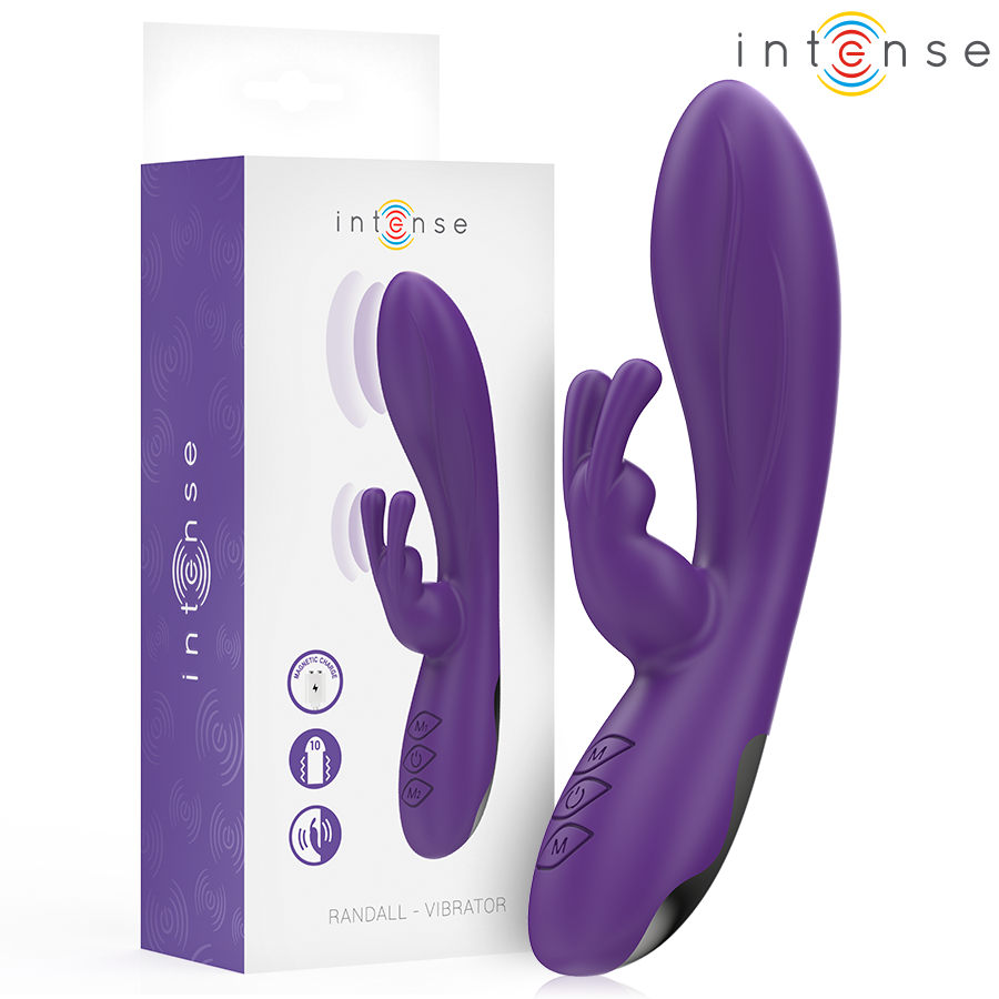 INTENSE - VIBRATORE RANDALL RABBIT 10 VIBRAZIONI VIOLA INTENSE HIGH TECH