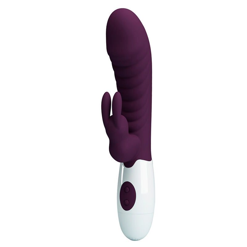 PRETTY LOVE - VIBRATORE A CONIGLIO NAUGHTY BUNNY A 30 FUNZIONI, VIOLA HIGH TECH