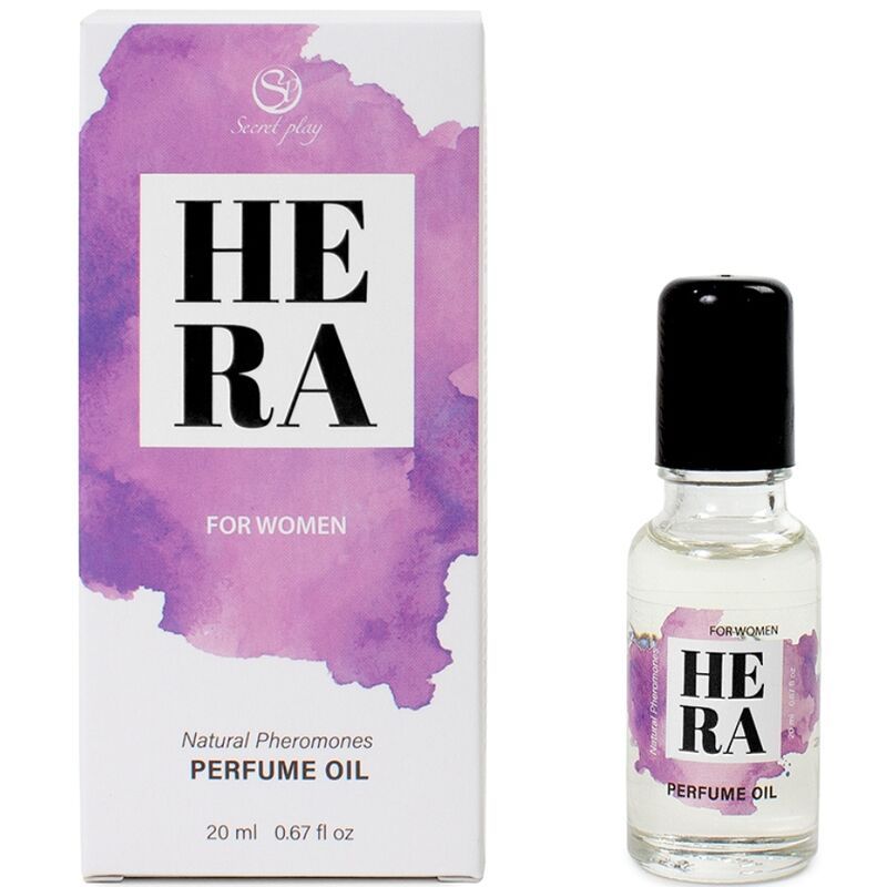 SECRETPLAY - HERA PROFUMO NATURALE FEROMONI IN OLIO PER DONNA 20 ML SECRETPLAY COSMETIC