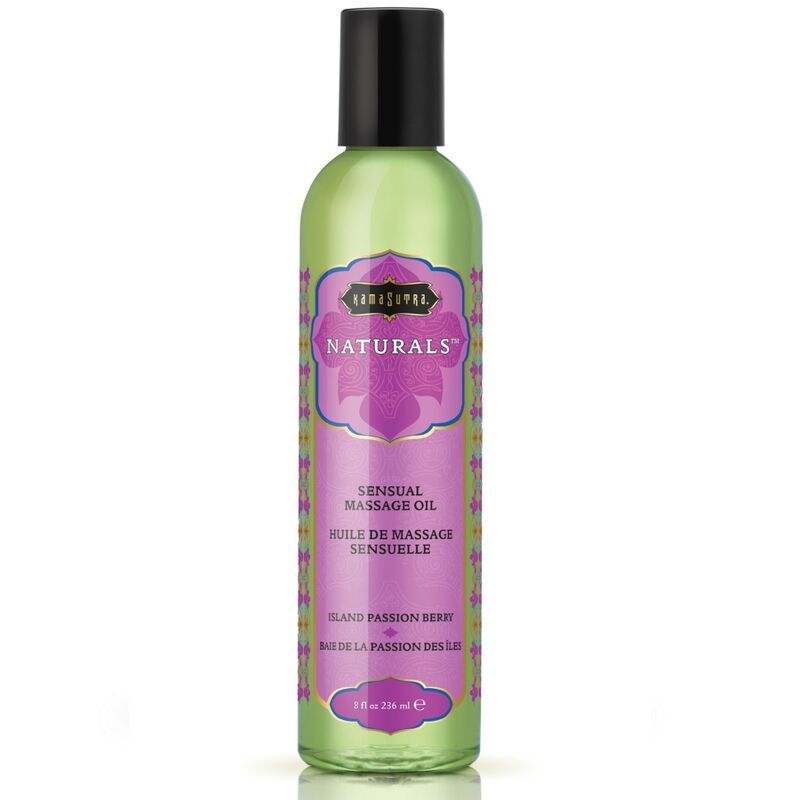 KAMASUTRA - OLIO DA MASSAGGIO NATURALE BACCA DELLA PASSIONE 236 ML KAMASUTRA  COSMETICS