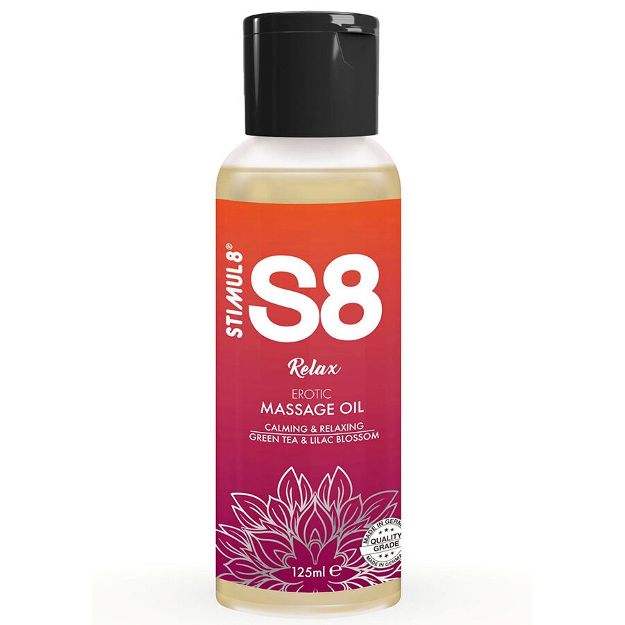 STIMUL8 - S8 RELAX OLIO PER MASSAGGI AL TÈ VERDE 125 ML STIMUL8