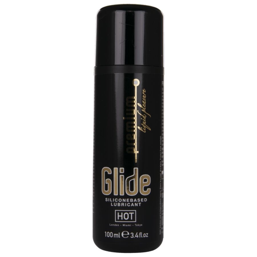 HOT - LUBRIFICANTE A BASE DI SILICONE PREMIUM SILICONE GLIDE 100 ML HOT