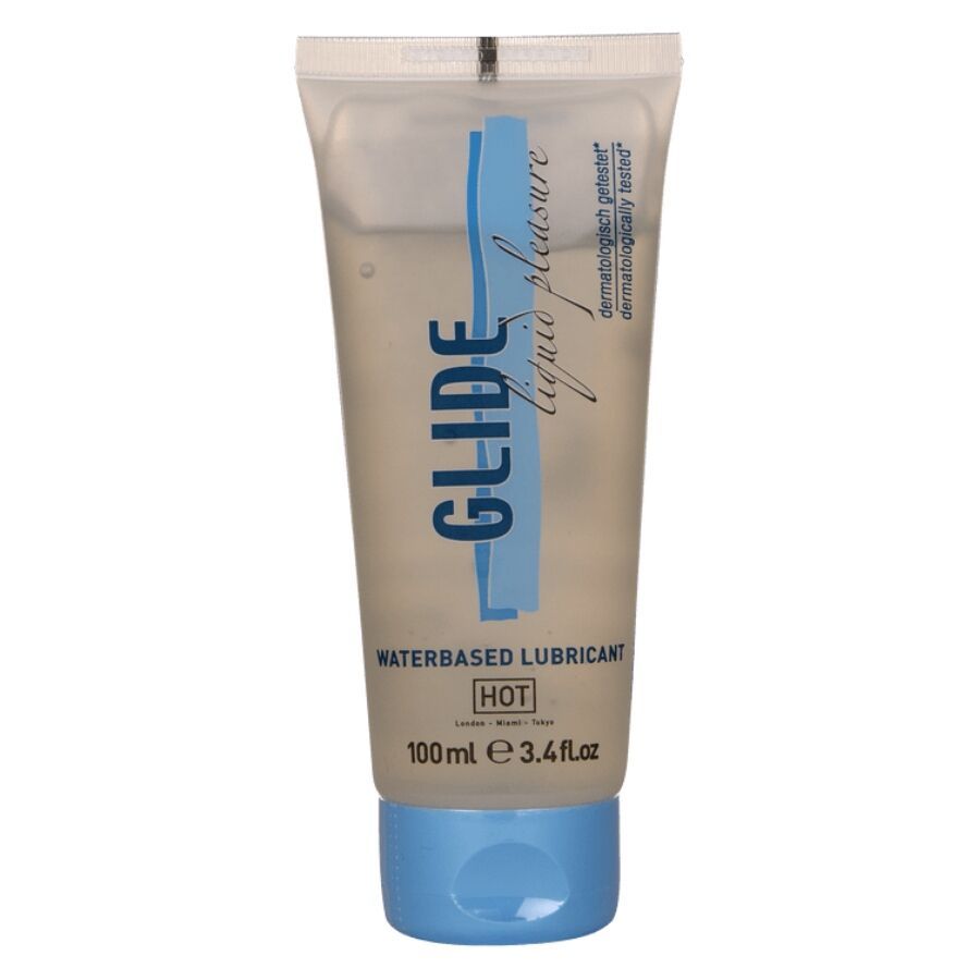 HOT - GLIDE LIQUID PLEASURE LUBRIFICANTE A BASE D'ACQUA 100 ML HOT