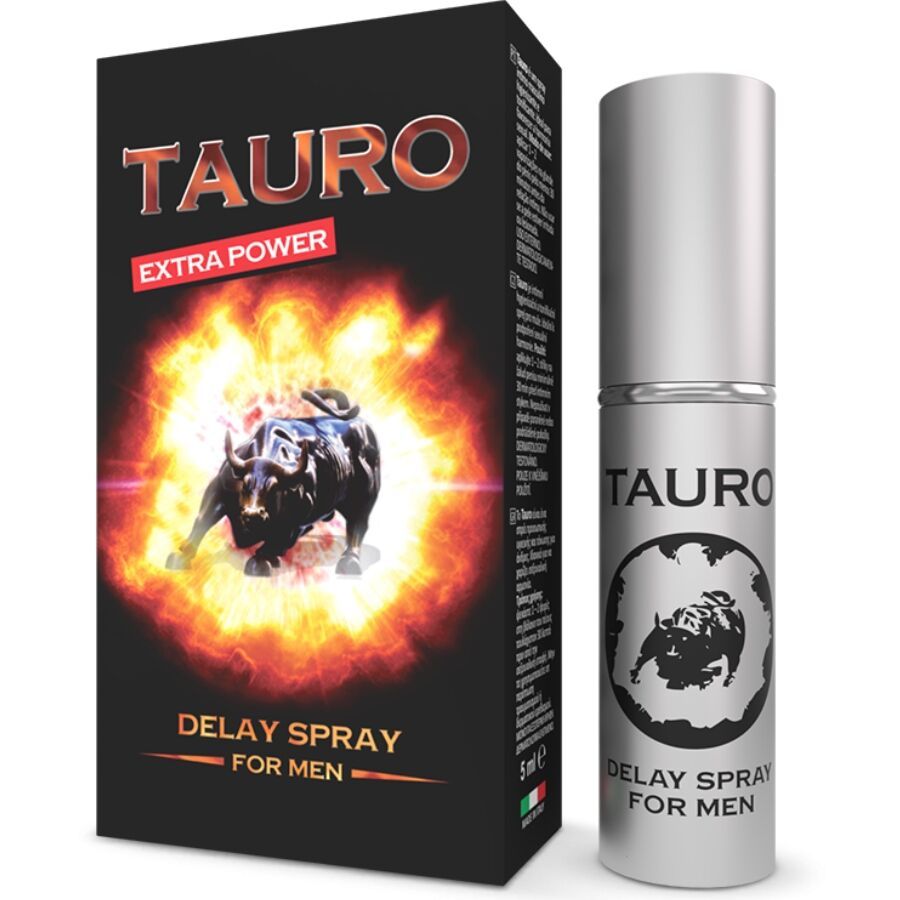 TAURO - SPRAY RITARDANTE EXTRA POWER PER UOMO 5 ML TAURO