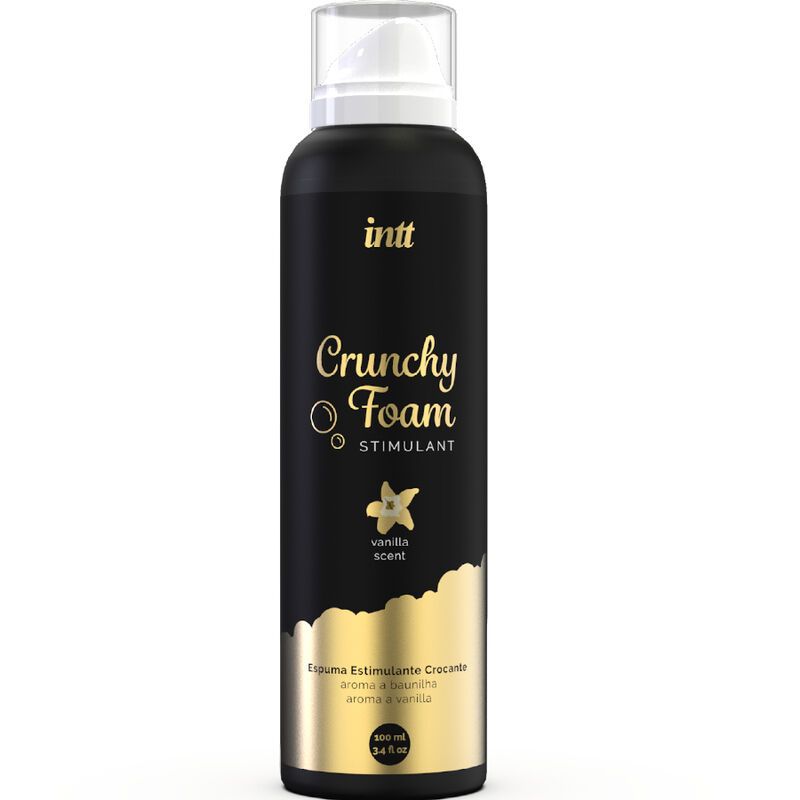 INTT MASSAGE &amp; ORAL SEX - SCHIUMA STIMULANET CROCCANTE CROCCANTE ALLA VANIGLIA INTT MASSAGE &amp; ORAL SEX
