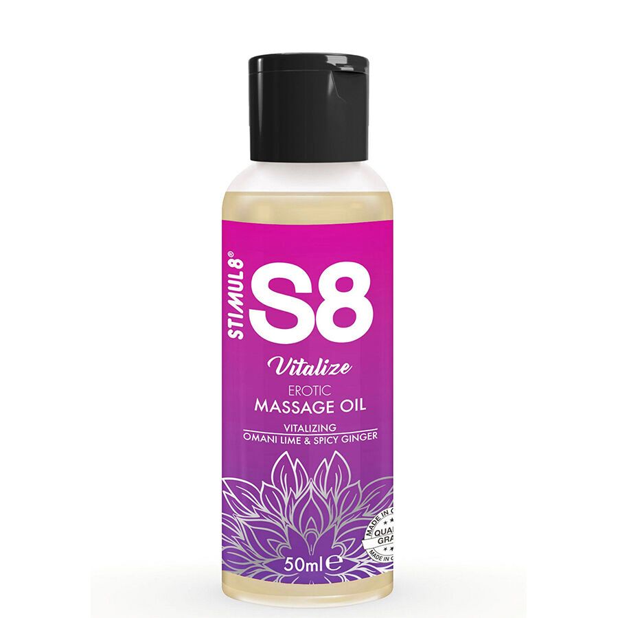 STIMUL8 - S8 VITALIZE OLIO PER MASSAGGIO EROTICO LIME 50 ML STIMUL8