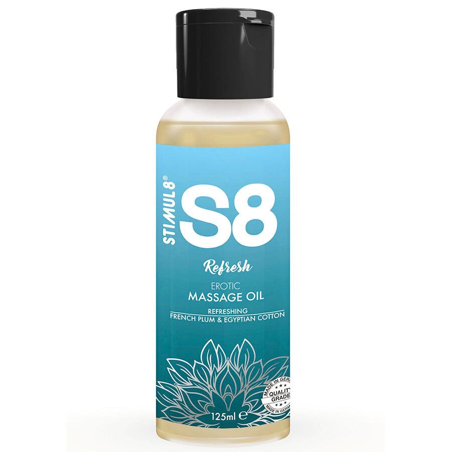 STIMUL8 - S8 OLIO DA MASSAGGIO IN COTONE REFRESH 125 ML STIMUL8