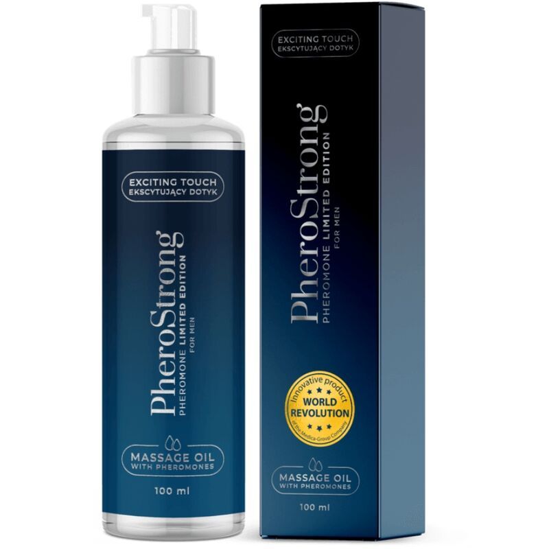 PHEROSTRONG - OLIO DA MASSAGGIO EDIZIONE LIMITATA PER UOMINI 100 ML PHEROSTRONG