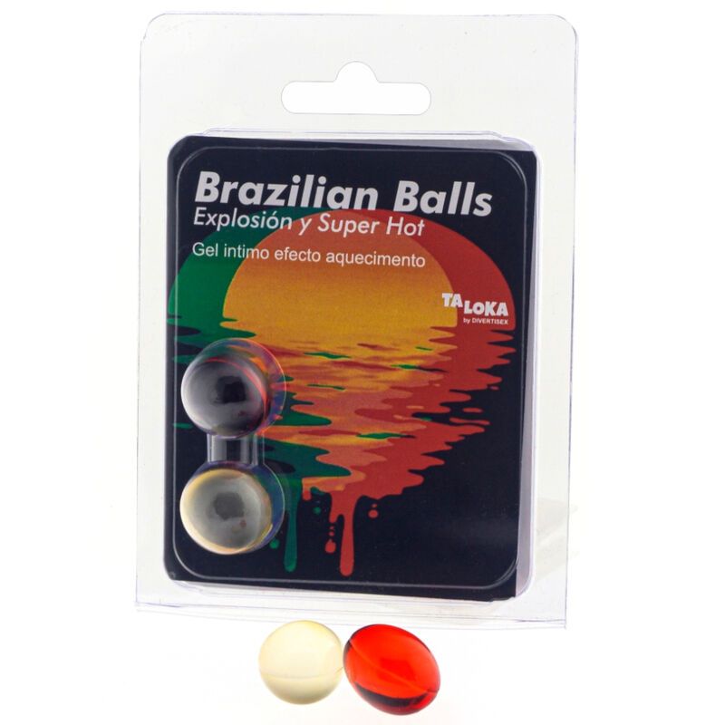 TALOKA - 2 SFERE BRASILIANE GEL ECCITANTE EFFETTO SUPER HOT TALOKA