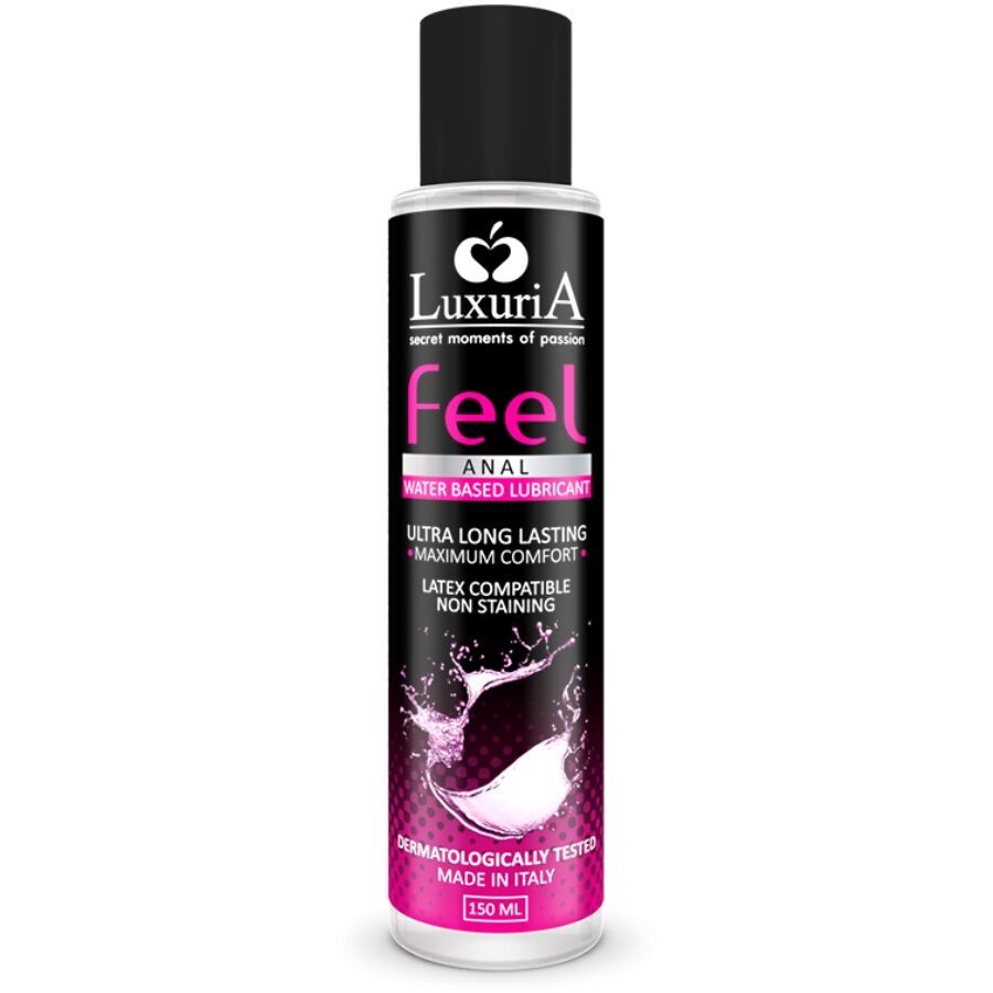 INTIMATELINE - LUXURIA FEEL LUBRIFICANTE ANALE A BASE ACQUA 150 ML INTIMATELINE LUXURIA