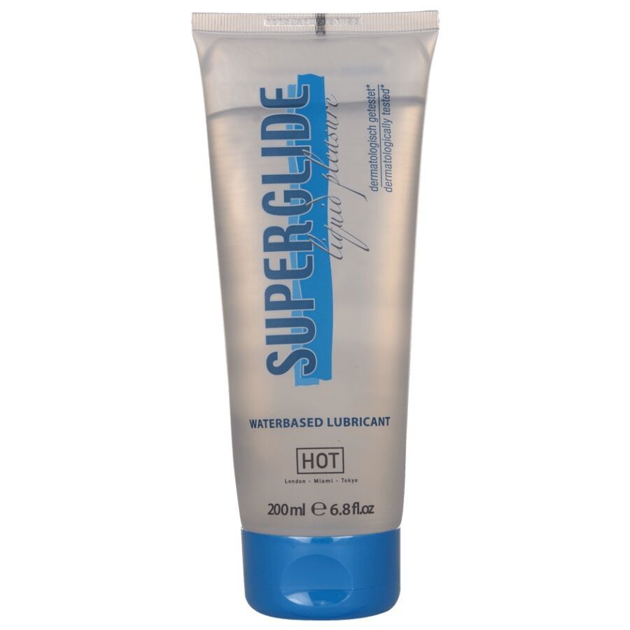 HOT - SUPERGLIDE LIQUID PLEASURE LUBRIFICANTE A BASE D'ACQUA 200 ML HOT