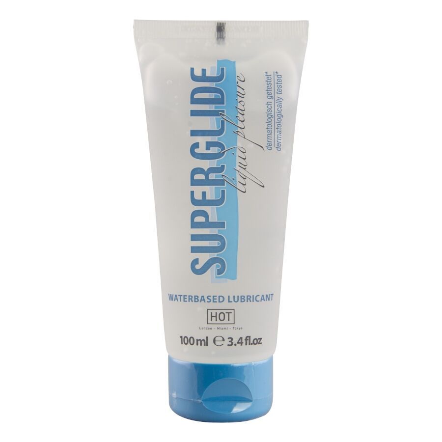 HOT - SUPERGLIDE LIQUID PLEASURE LUBRIFICANTE A BASE D'ACQUA 100 ML HOT