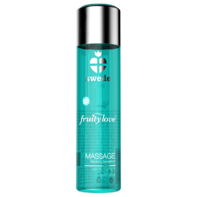 SWEDE - FRUITY LOVE OLIO DA MASSAGGIO EFFETTO RISCALDANTE RIBES NERO E LIME 120 ML SWEDE