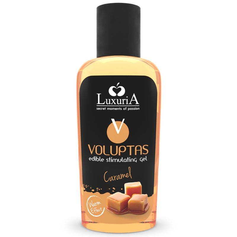 INTIMATELINE LUXURIA - VOLUPTAS GEL DA MASSAGGIO ALIMENTARE EFFETTO RISCALDANTE - CARAMEL 100 ML INTIMATELINE LUXURIA