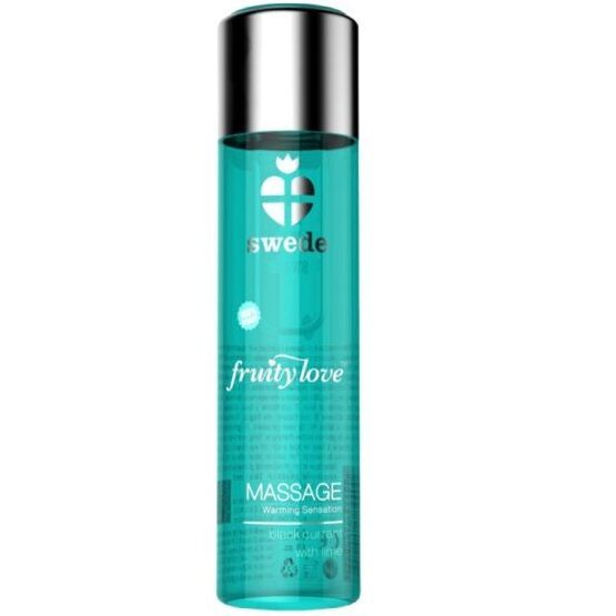 SWEDE - FRUITY LOVE OLIO DA MASSAGGIO EFFETTO RISCALDANTE RIBES NERO E LIME 60 ML SWEDE