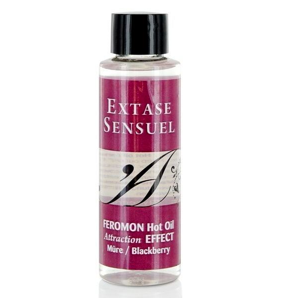 EXTASE SENSUAL - OLIO DA MASSAGGIO EFFETTO RISCALDANTE AI FEROMONI DI MORA 100 ML EXTASE SENSUAL