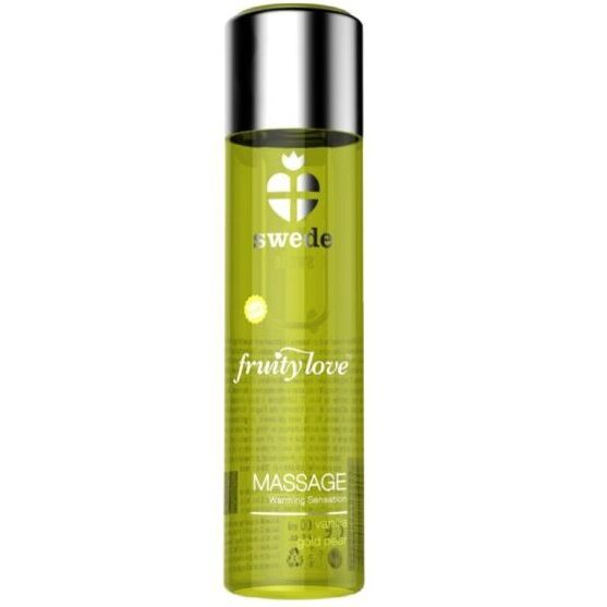 SWEDE - FRUITY LOVE OLIO DA MASSAGGIO EFFETTO RISCALDANTE VANIGLIA E PERA ORO 60 ML. SWEDE