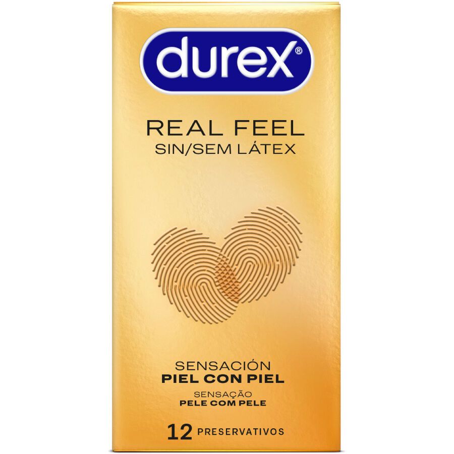 DUREX - PRESERVATIVI REAL FEEL SENZA LATTICE 12 UNITÀ DUREX CONDOMS