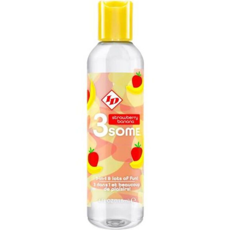 ID 3SOME - BOTTIGLIA DI BANANA ALLA FRAGOLA DA 4 FL OZ ID 3SOME