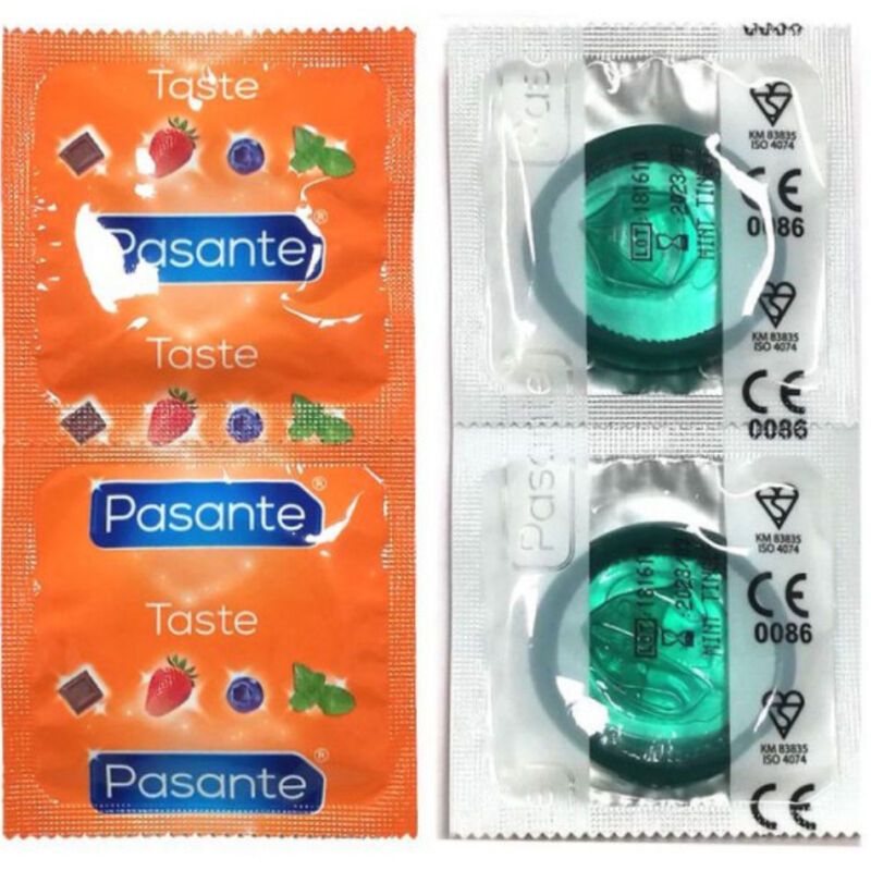 PASANTE - PRESERVATIVI GUSTO MENTA BORSA 144 UNIT PASANTE