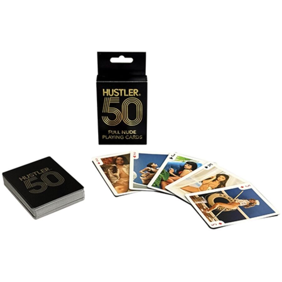 KHEPER GAMES - HUSTLER 50 CARTE DA GIOCO COMPLETAMENTE NUDE KHEPER GAMES