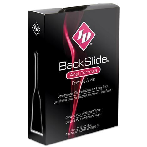 ID BACKSLIDE - INSERTO ANALE 4 TUBI 8ML ID BACK SLIDE