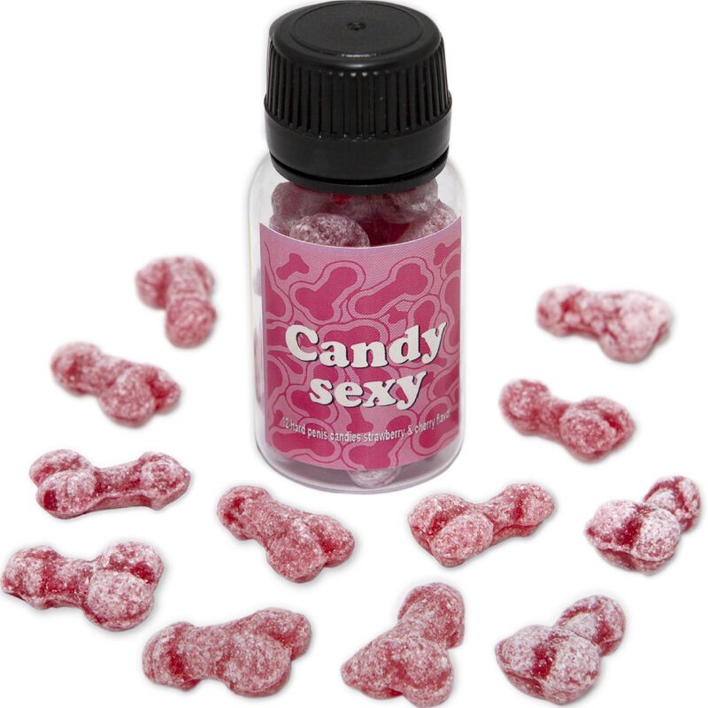 DIABLO PICANTE - CANDY SEXY BARATTOLO DA 12 GOMME AL GUSTO DI FRAGOLA E CILIEGIA DIABLO PICANTE