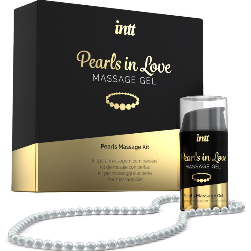 INTT MASSAGE &amp; ORAL SEX - PERLE INNAMORATE CON COLLANA DI PERLE E GEL DI SILICONE INTT MASSAGE &amp; ORAL SEX