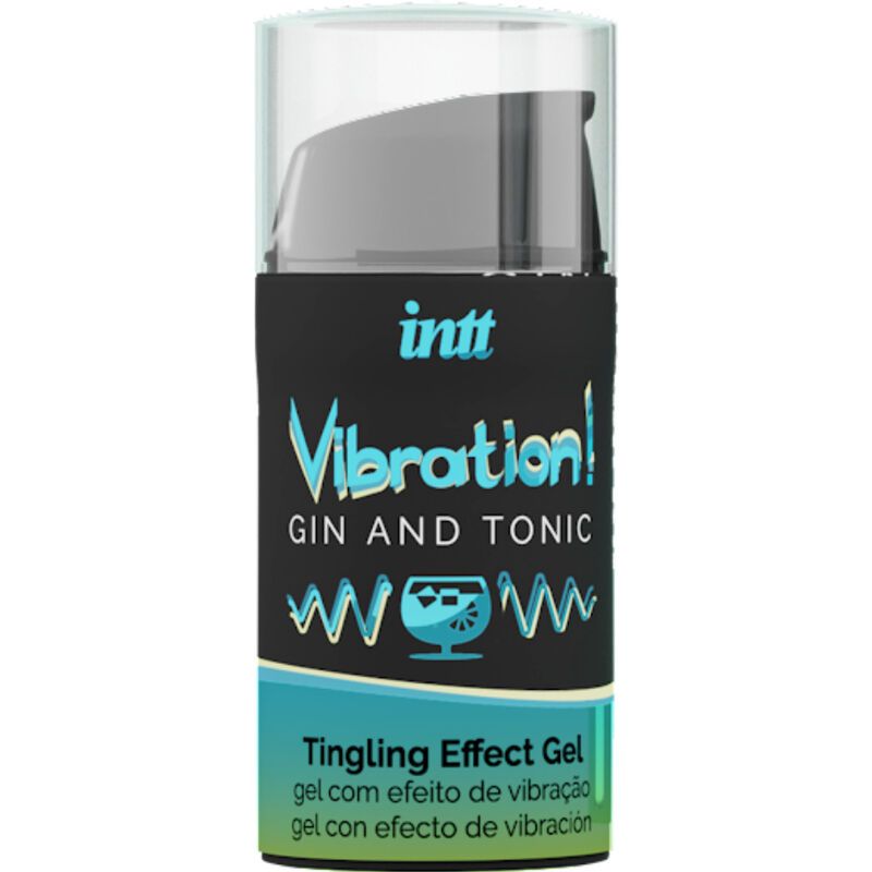 INTT - POTENTE GEL LIQUIDO VIBRATORE STIMOLANTE INTIMO GIN &amp; TONICO 15ML INTT UNISEX AROUSAL GEL