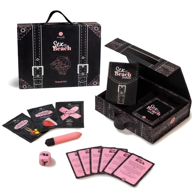 SECRETPLAY - KIT DA VIAGGIO SESSO IN SPIAGGIA (ES/EN/DE/FR/NL/PT) SECRETPLAY 100% GAMES