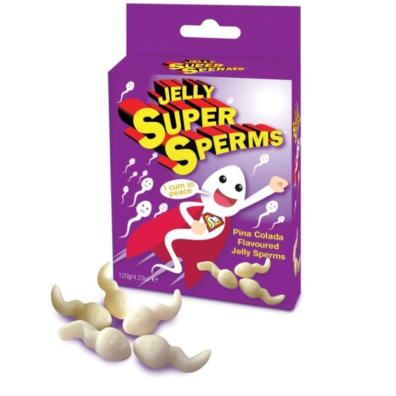 SPENCER & FLEETWOOD - JELLY SUPER SPERM GOMMIES FORMA SPERMA 120 GR SPENCER & FLETWOOD SPENCER & FLEETWOOD - JELLY SUPER SPERM GOMMIES FORMA SPERMA 120 GR SPENCER & FLETWOOD