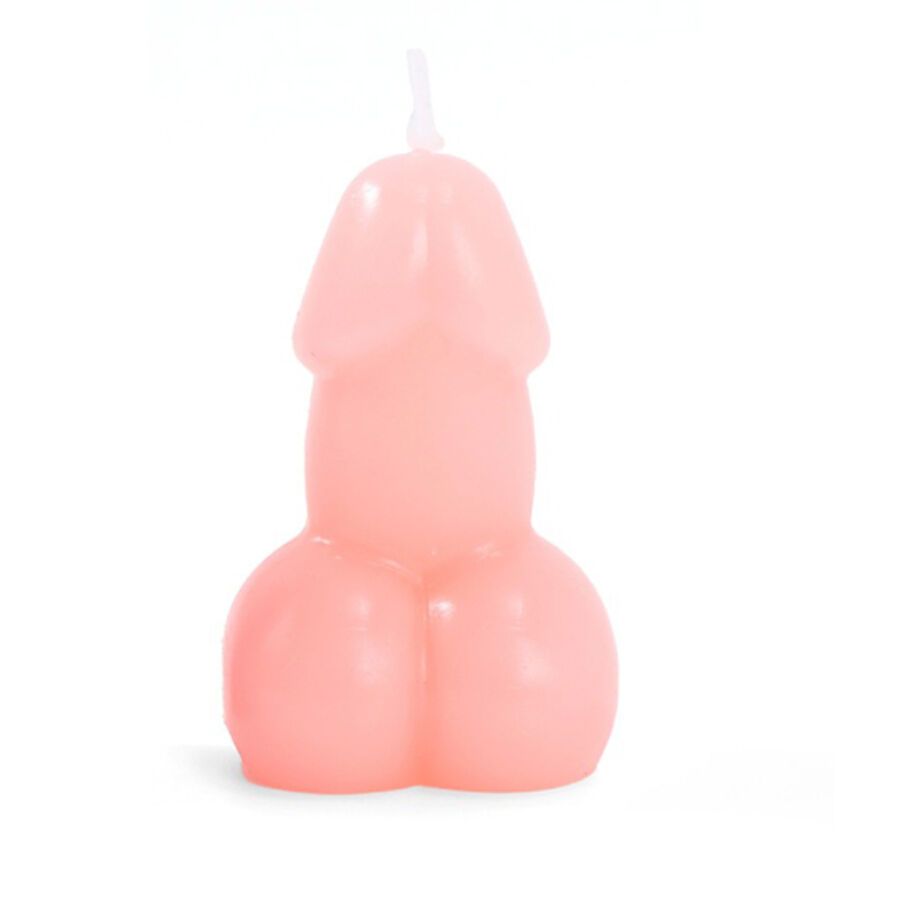 DIABLO PICANTE - CANDELA A FORMA DI PENE DI COLORE ROSA DIABLO PICANTE