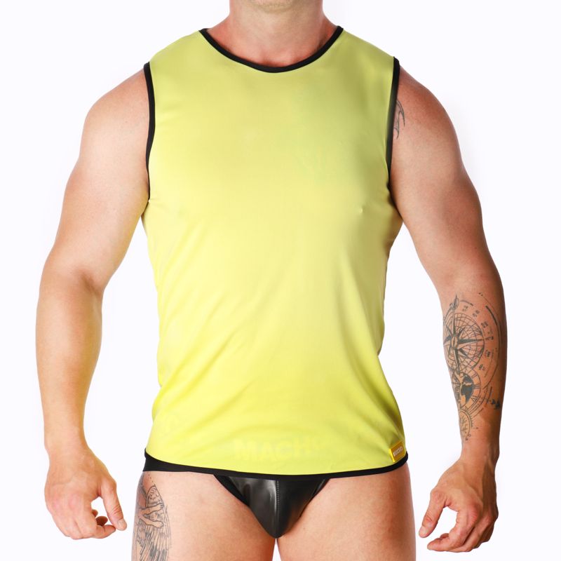 MACHO - T-SHIRT GIALLA L/XL MACHO UNDERWEAR