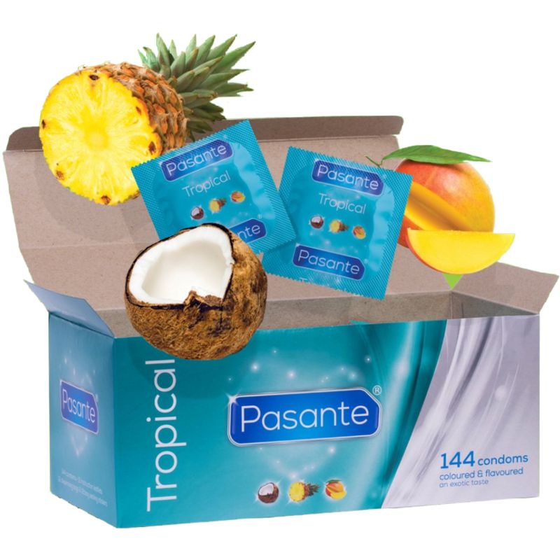 PASANTE - PRESERVATIVI SAPORI TROPICALI 144 UNIT PASANTE