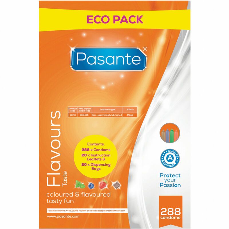 PASANTE - PRESERVATIVI ECO PACK GUSTI BORSA 288 UNIT PASANTE
