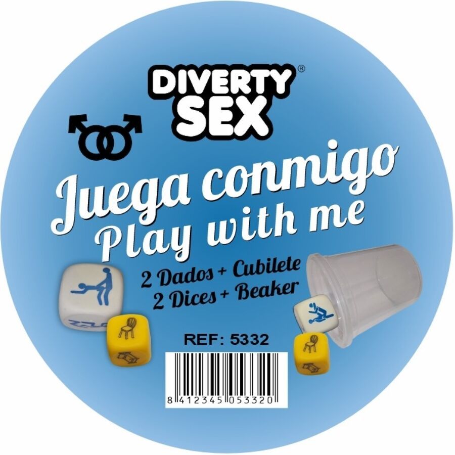 DIABLO PICANTE - GIOCO DI DADI POSIZIONE + POSIZIONI PER UOMINI CON COPPA DIABLO PICANTE