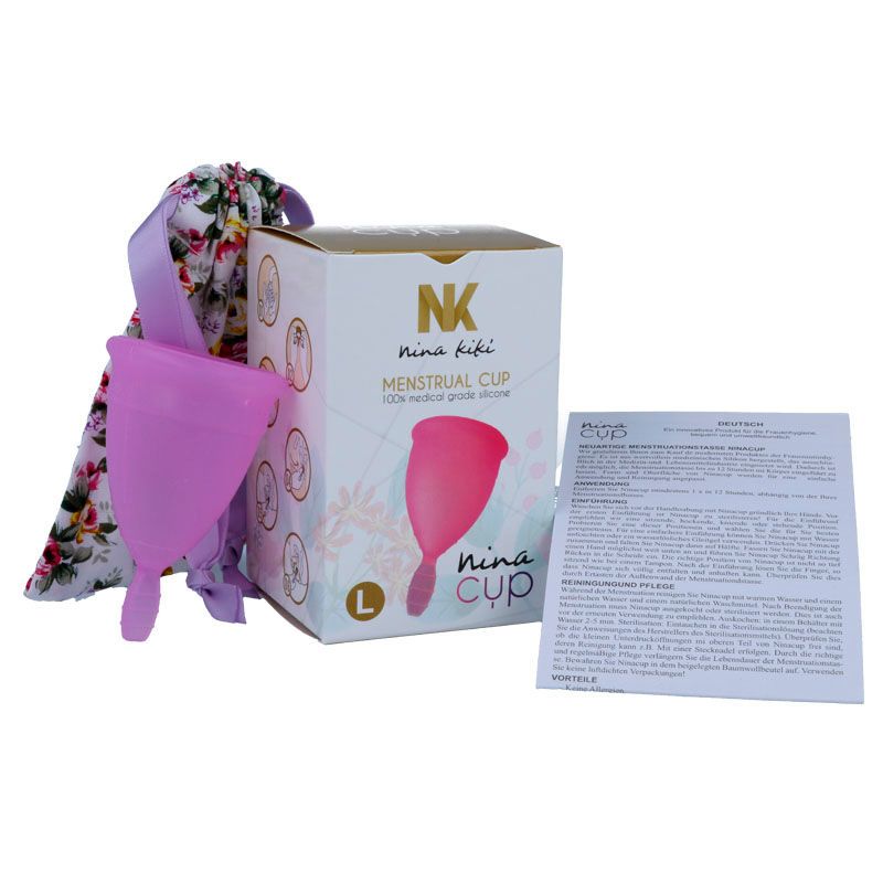 NINA KIKÍ - COPPA MESTRUALE VIOLA - TAGLIA L NINA KIKÍ