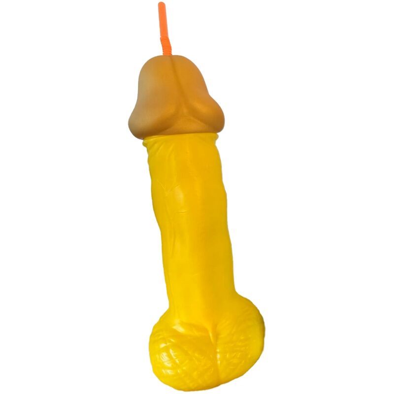 DIABLO PICANTE - COPPA PER PENE IN PLASTICA GIALLA DIABLO PICANTE