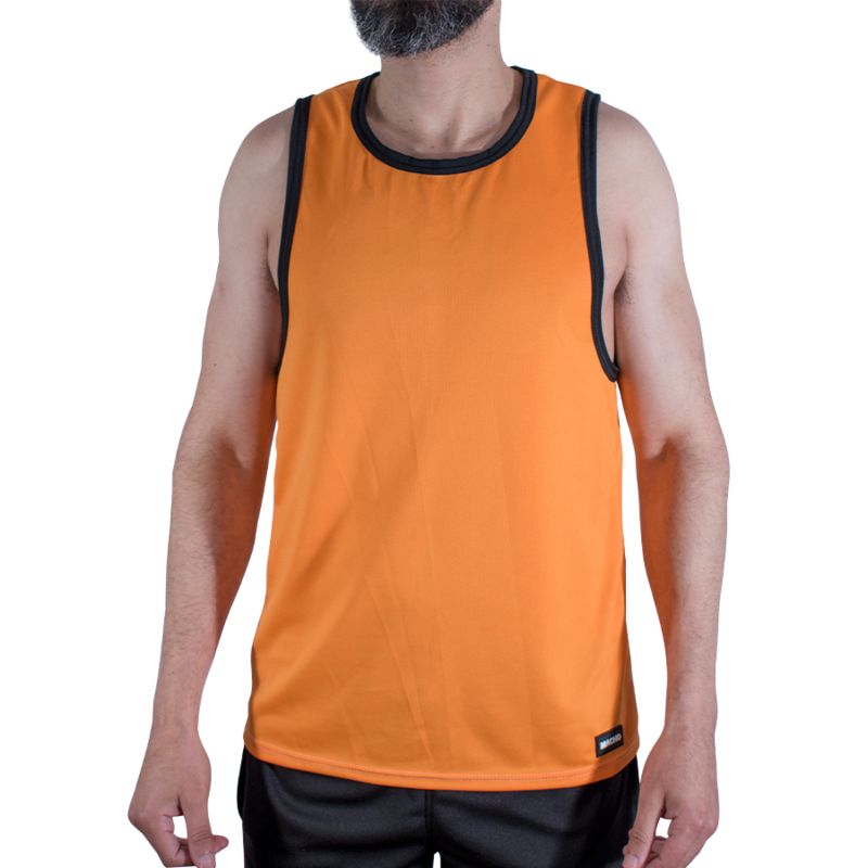 MACHO - CMV005 T-SHIRT DA PALESTRA ARANCIONE L/XL MACHO UNDERWEAR
