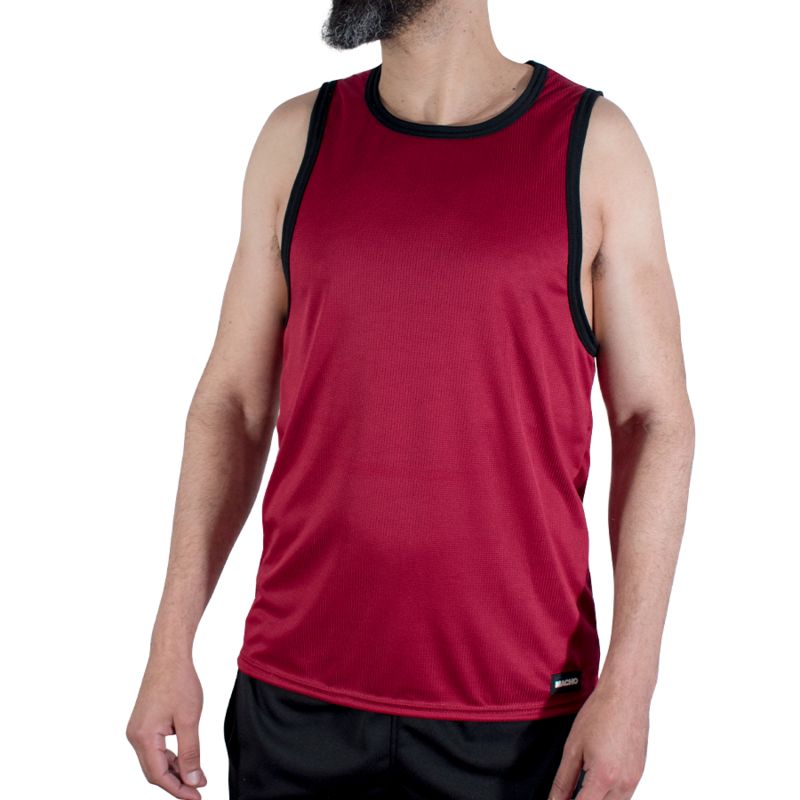 MACHO - CMV003 T-SHIRT DA PALESTRA MARRONE L/XL MACHO UNDERWEAR