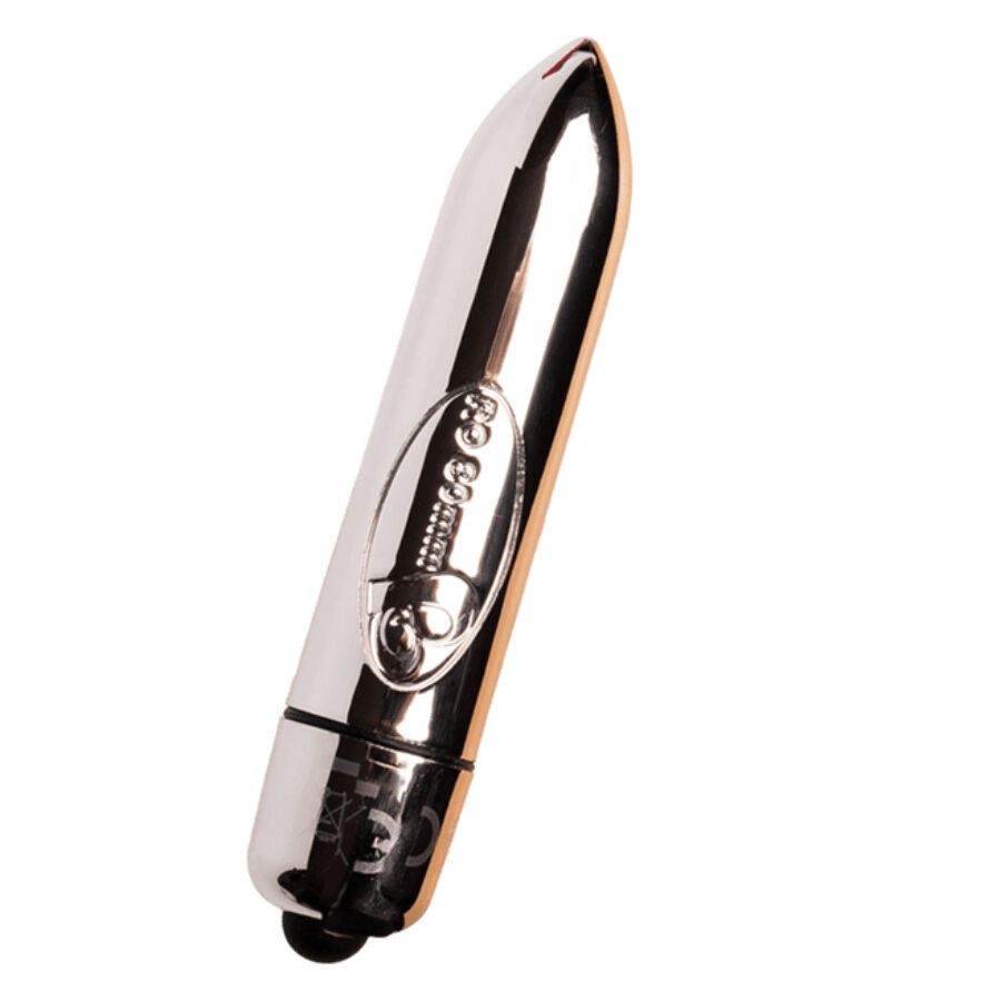 ROCKS-OFF - RO-80 PROIETTILE VIBRANTE CROMATO ARGENTO ROCKS-OFF