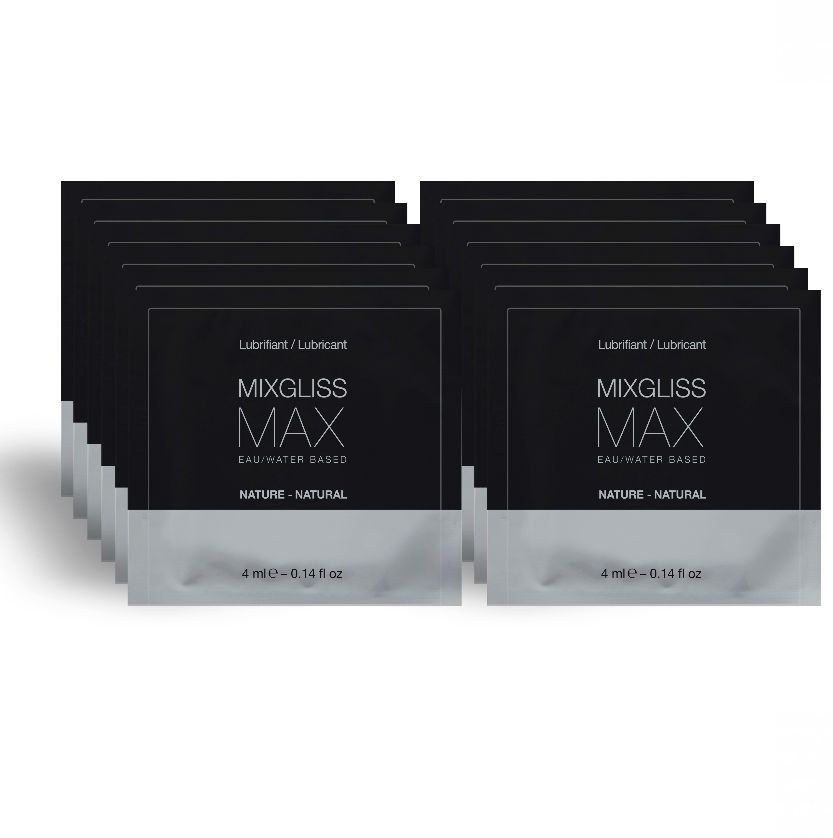 MIXGLISS - MAX DILATATORE ANALE LUBRIFICANTE CONFEZIONE 12 MONODOSE 4ML MIXGLISS